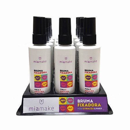 Bruma Fixadora  e Finalizadora Mia Make BFM0002 - Box c/ 12 unid