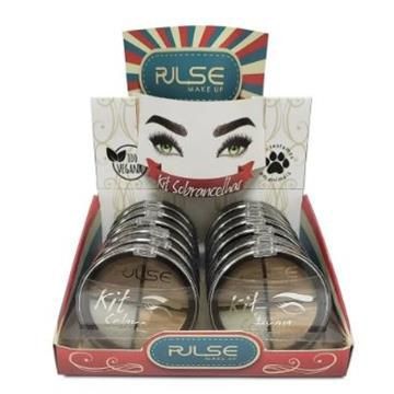 Kit Correção para Sobrancelhas Pulse Make Up – Box c/ 12 unid