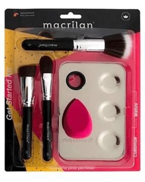 Kit para Maquiagem Get Started Macrilan KP10-1
