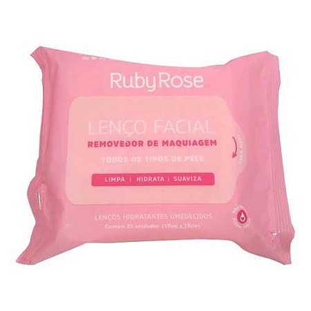 Lenço Removedor de Maquiagem Ruby Rose HB-200