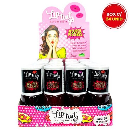 Lip Tint Gel Super Poderes SPT01 – Box c/ 24 unid