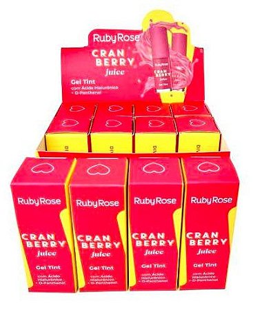 Gel Tint Cranberry Juice Ruby Rose HB-556 – Box c/ 12 unid