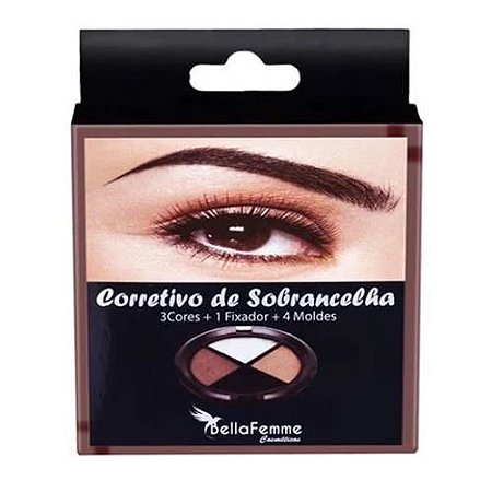 Kit Corretivo para Sobrancelhas Bella Femme BF10043