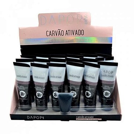 Máscara Esfoliante Carvão Ativado Dapop Care DP2036 – Box c/ 18 unid