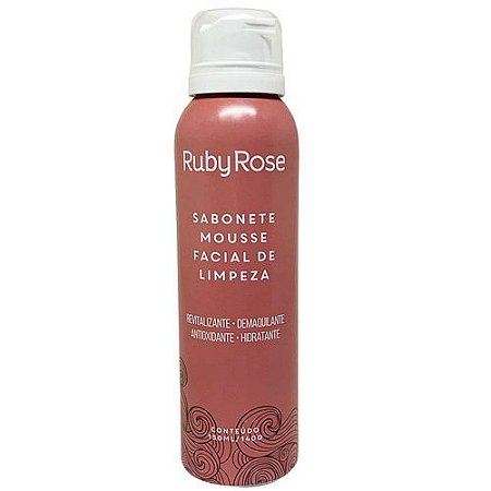 Sabonete Mousse Facial de Limpeza Frutas Vermelhas Ruby Rose HB-321