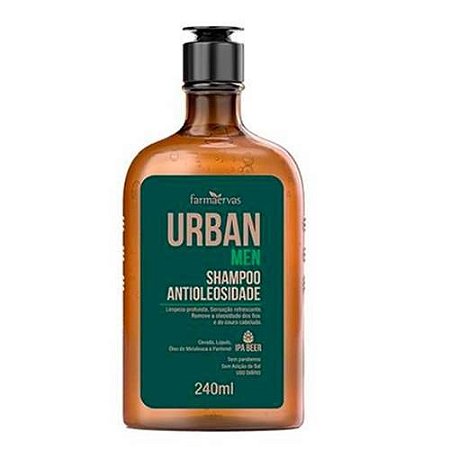 Shampoo Antioleosidade Urban Men IPA Farmaervas