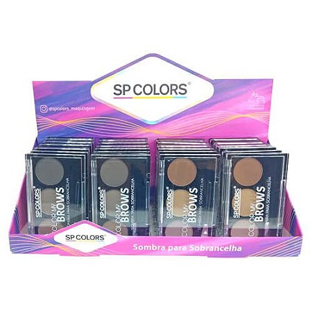 Sombra para Sobrancelha Color My Brows SP Colors SP005 – Box c/ 24 unid