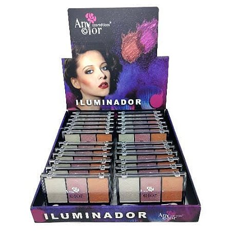 Paleta de Iluminador Any Color 1914 – Box c/ 24 unid