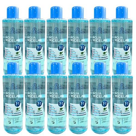 Água Micelar Ácido Hialurônico 7 em 1 200ml Phállebeauty PH0504 – Box c/ 12 unid