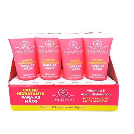 Creme Hidratante para as Mãos Phállebeauty PH0022 - Box c/ 12 unid