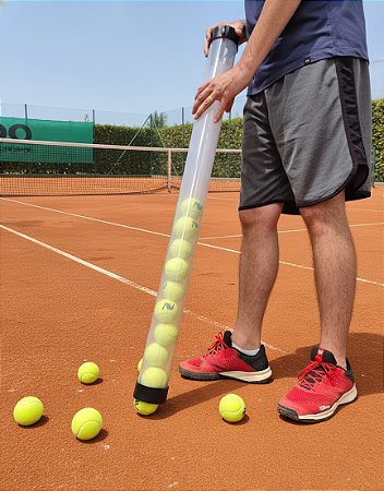 Coletor Apanhador 18 bolas para Tênis, Beach Tennis, Pádel e Pickleball