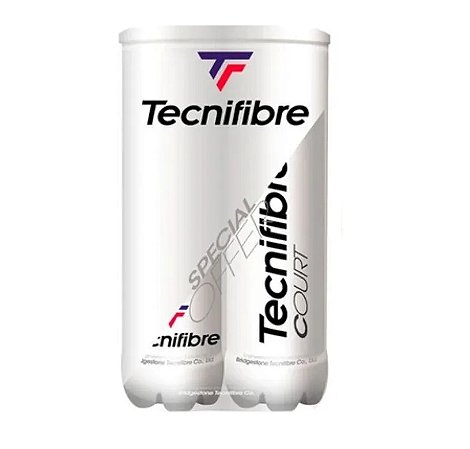 Bolas de Tênis Tecnifibre Court - Bipack 8 Unidades