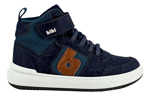 Tenis Botinha Bibi Infantil Meninos B College Cano Alto