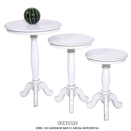 conjunto mesa-ninho italiana de madeira maciça