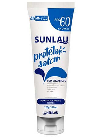 PROTETOR SOLAR FPS 60 SUNLAU 120GR