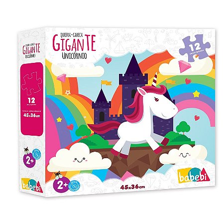 Quebra-cabeça Gigante: Unicórnio (2 anos+)