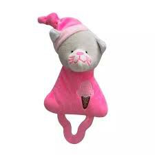 Mordedor Gata Rosa Flor