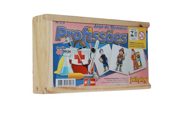 Kit com 10 Jogos de Memoria - JottPlay - Compre brinquedos educativos online