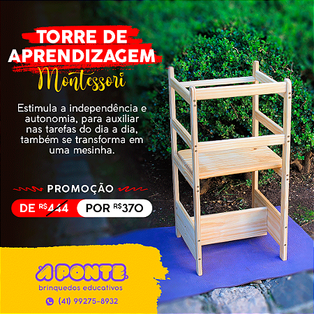Torre de Aprendizagem Montessori
