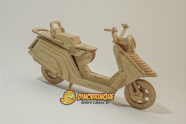 Quebra-cabeça 3D Moto Scooter (8 anos+)