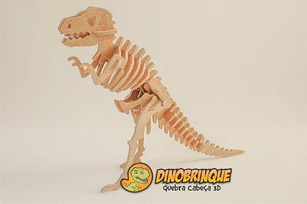 Quebra-cabeça 3D Tiranossauro Rex Gigante 28 peças (6 anos+)