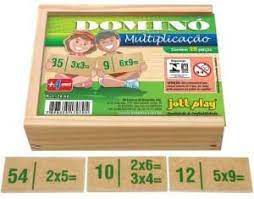 Jogo de Dominó Multiplicação (4 anos)