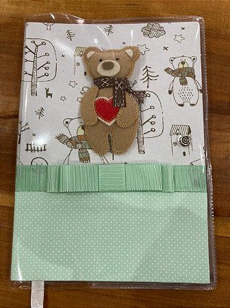 Caderneta de Vacinação Urso Coração