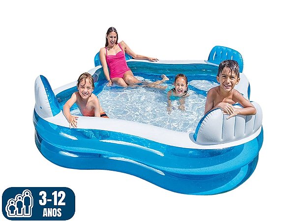 Piscina Inflável TRADICIONAL (para uso com água) (2,50m x 2,50m)