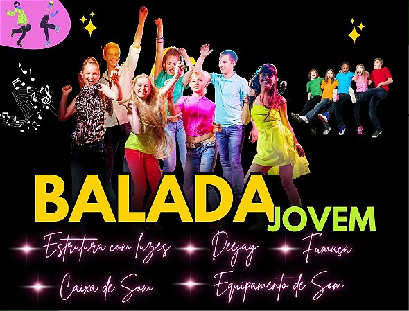 BALADA JOVEM (pista de dança no sistema PEDIU, TOCOU!) (necessita rede wi-fi)