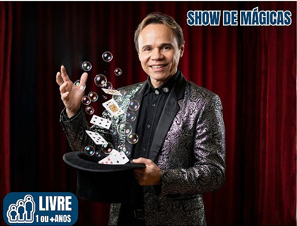 SHOW DE MÁGICAS PROFISSIONAL com o mágico Omar Khayam