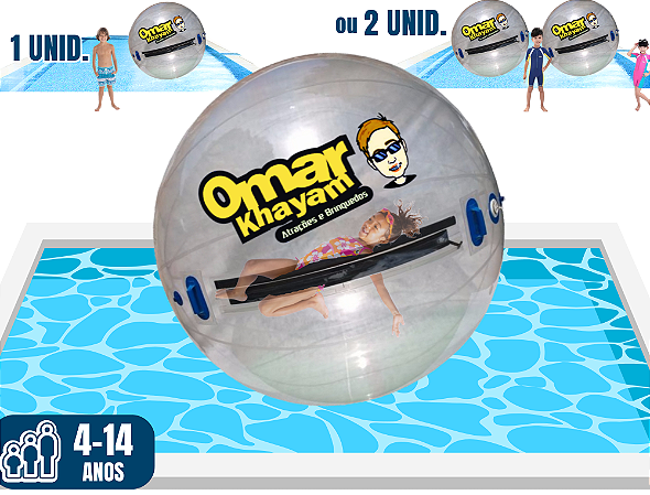 Bola Aquática WATER BALL para piscina (Bola Humana) (1,80m)