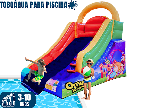 Toboágua MAGIC PARK para piscina (3,5m x 2,5m / altura: 3m)