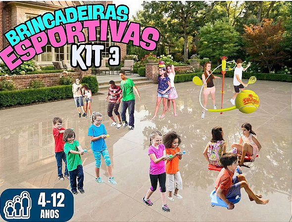 Kit Brincadeiras Esportivas nº 03 (diversão econômica: você no comando)
