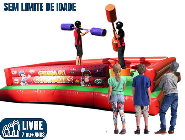 GUERRA DE COTONETES (5m x 5m / altura: 2,80m)