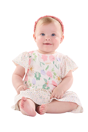 Vestido Bebê Com Calcinha