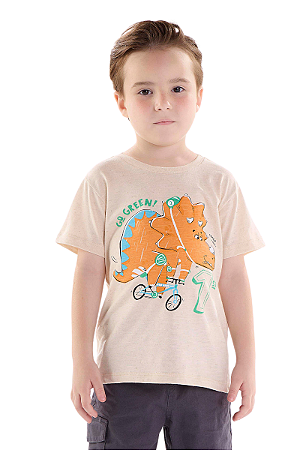 Camiseta Infantil Menino Dinossauro