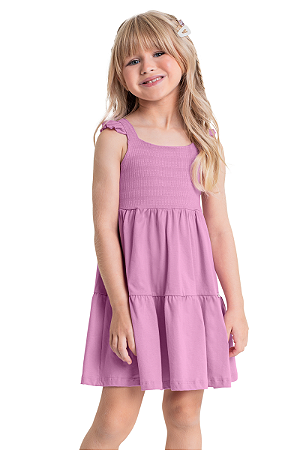 Vestido Infantil Lavanda Quimby
