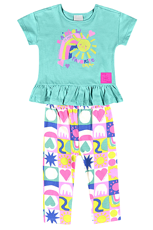 Conjunto Bebê Menina Blusa e Calça