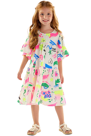 Vestido Infantil Três Marias Alegria Up Baby