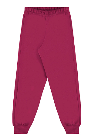 Calça Moletom Infantil Feminina Rosa Pink