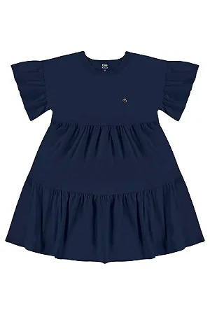 Vestido Infantil Três Marias Marinho