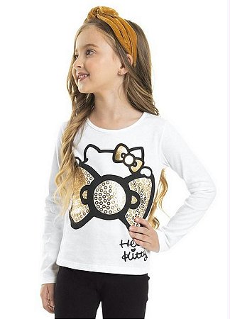Blusinha de manga longa infantil Clearance