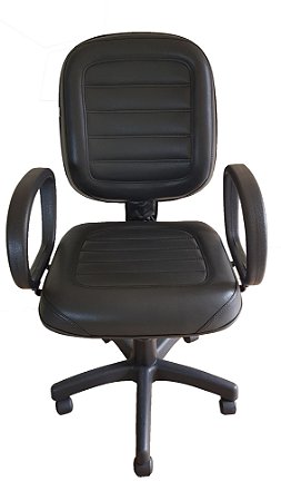 Cadeira de escritório Diretor com base giratória preta
