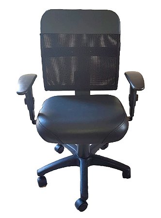 Cadeira de escritório Diretor com encosto de Tela e base backsystem