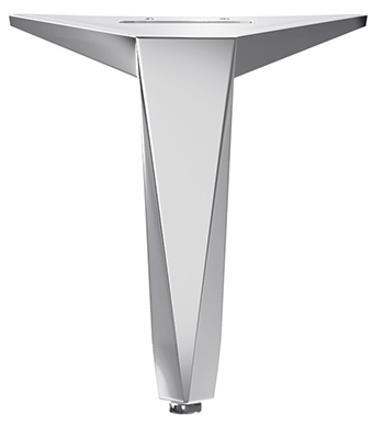 KIT PÉS PARA SOFÁS E POLTRONAS EM ALUMÍNIO AR-52