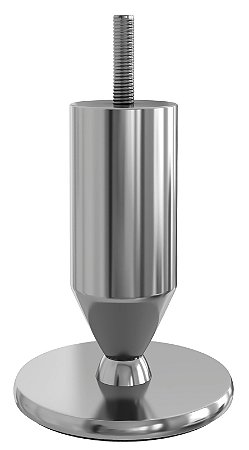 KIT PÉS PARA SOFÁS E POLTRONAS EM ALUMÍNIO AC-12