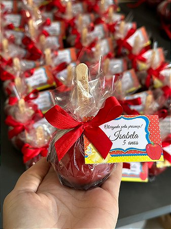 Sabonete Maçã do Amor - Lembrancinha
