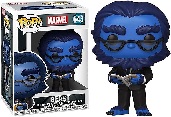 Funko Pop Marvel: Beast ( Fera ) - X-Men 20th Anniversary - #643