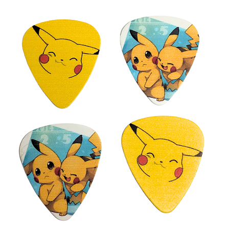 Palheta Plástico Pikachu 0,71mm