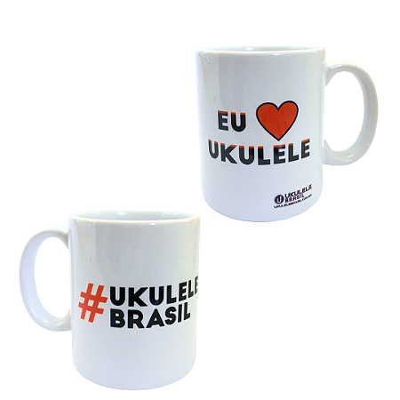 Caneca #UkuleleBrasil | Eu amo ukulele